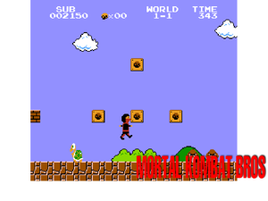 Mortal Kombat Bros (SMB1 Hack) Cover